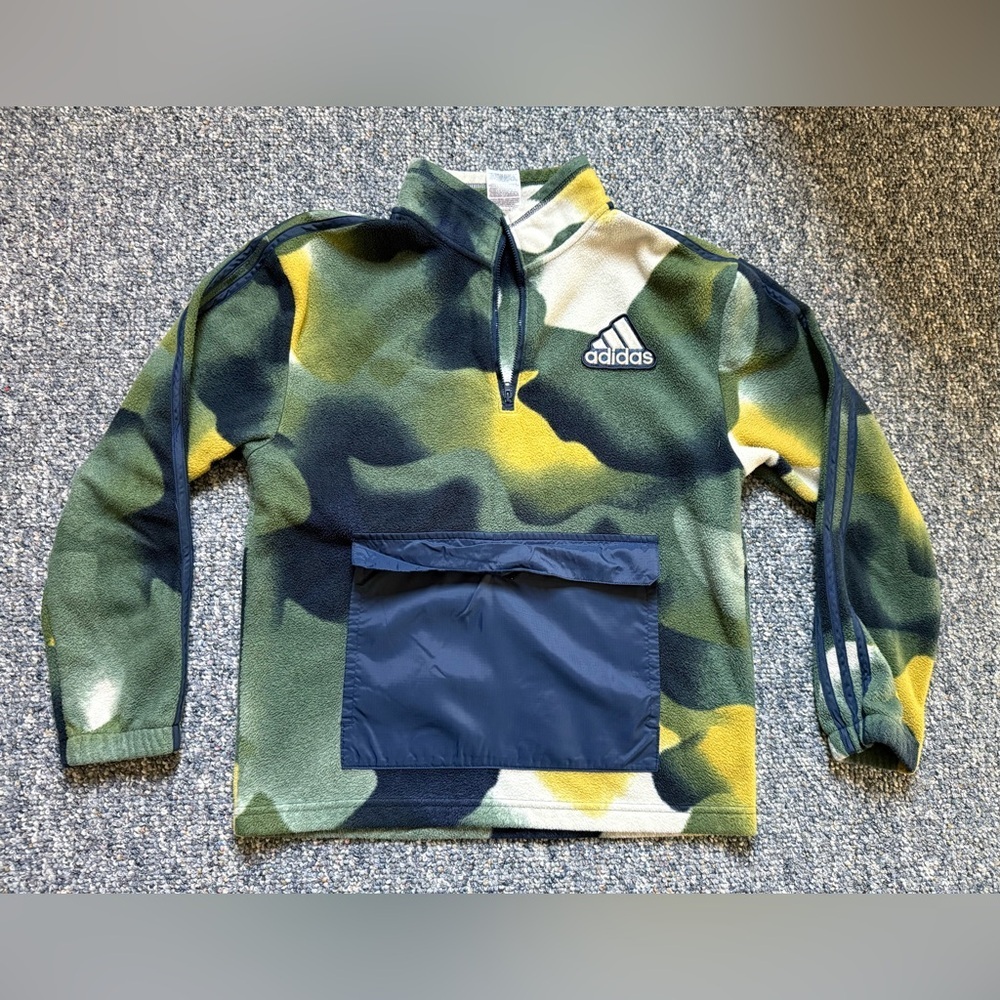 adidas boys quarter zip